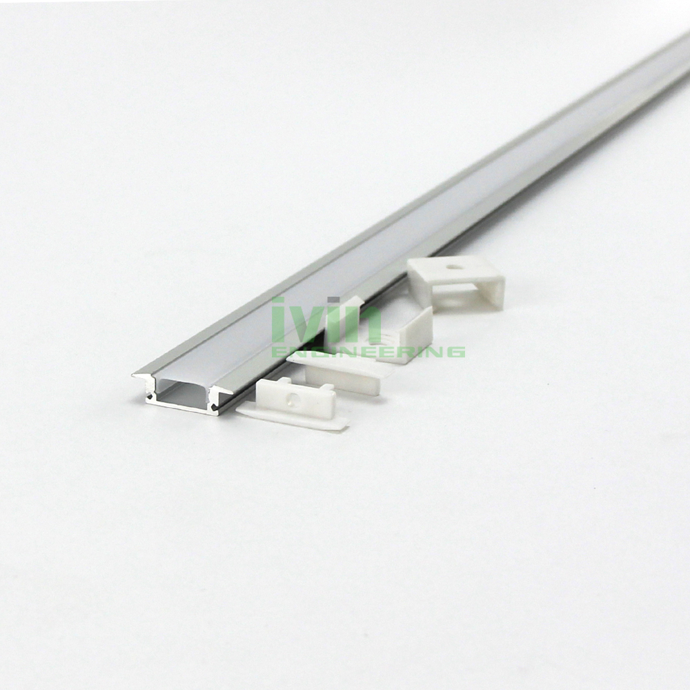 LED furniture light casing, LED under cabinet light housings.