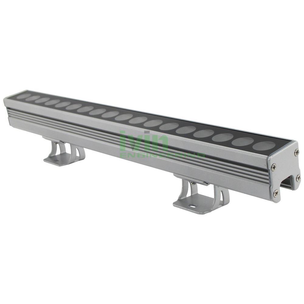 Linear washwall flood light heatsink housing, LED washwall light shell housing.
