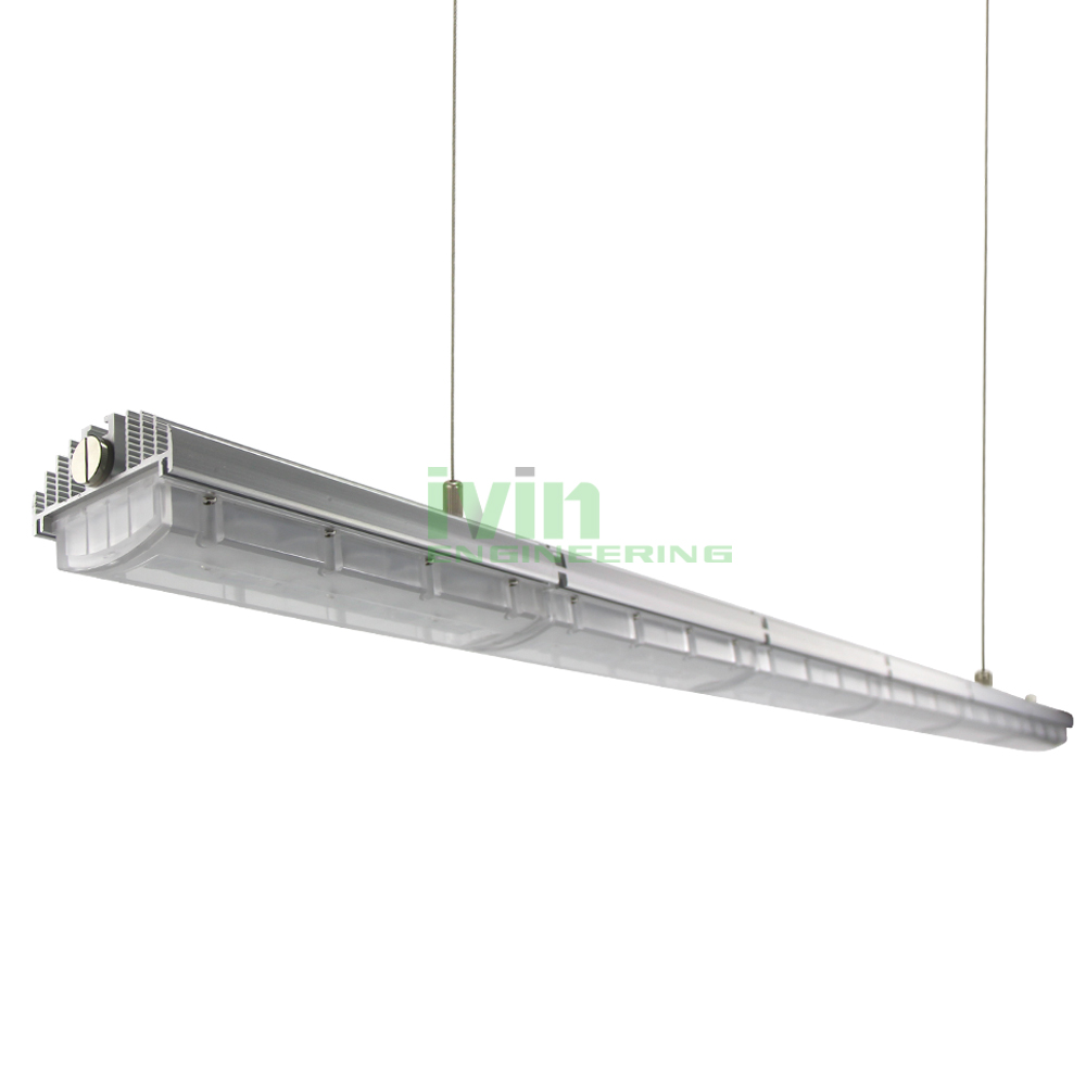 LED Industrial light housing, LED factory pendant light heatsink.