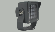 LED flood light housing